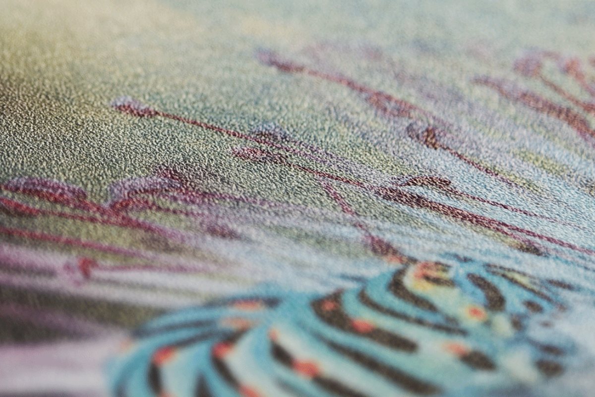 Dettagli wallpaper colorato