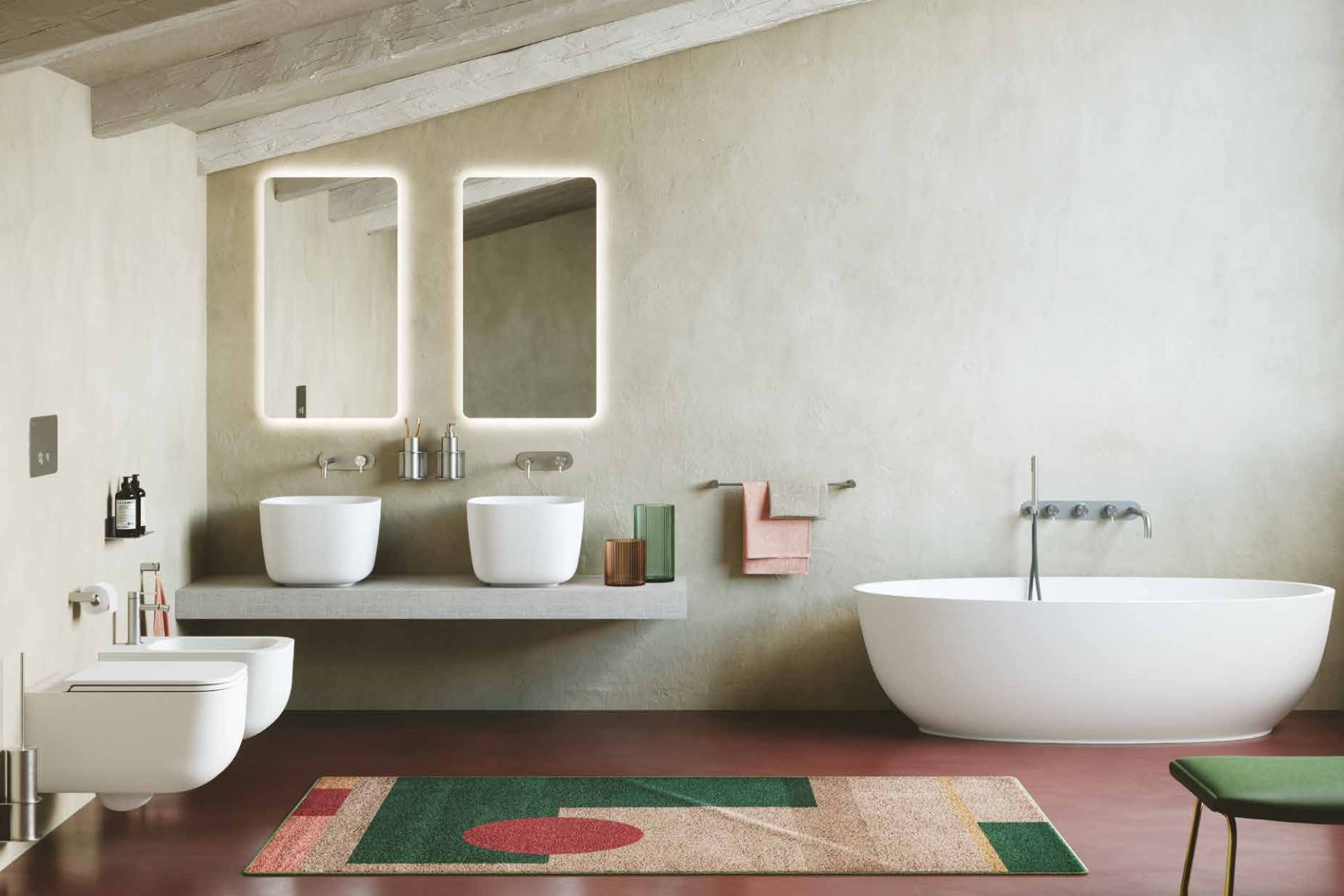 back to wall design sanitaryware