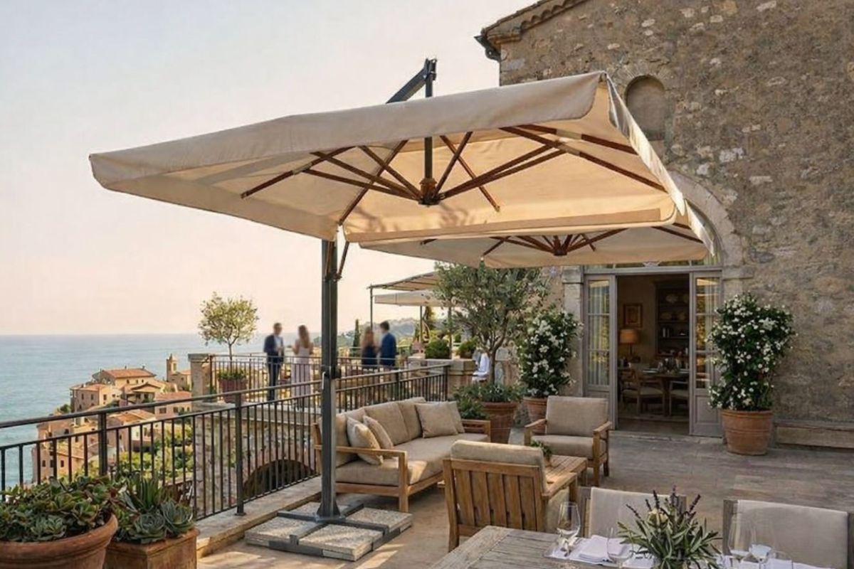 Il telo colore, luce e atmosfera