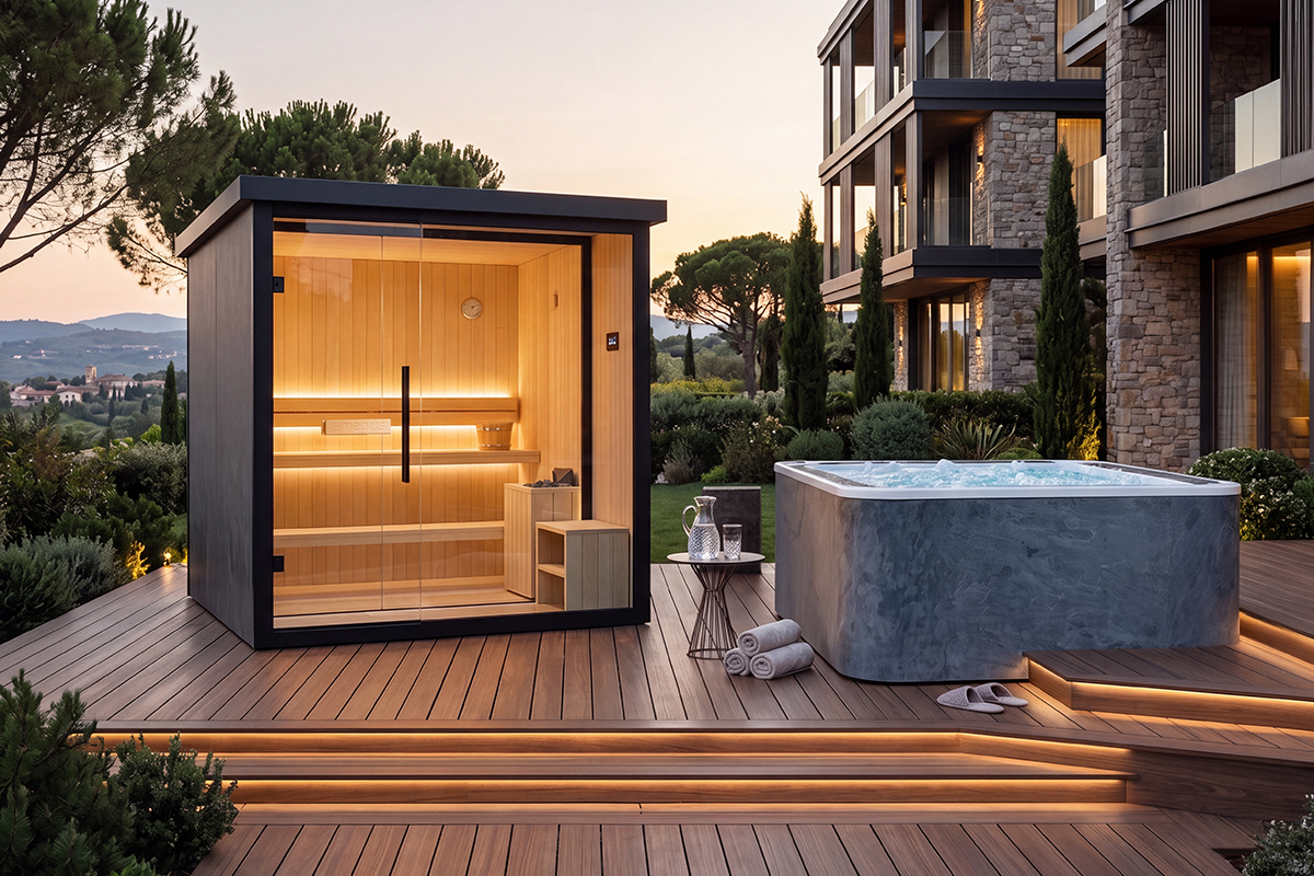 Oasi sauna by Megius