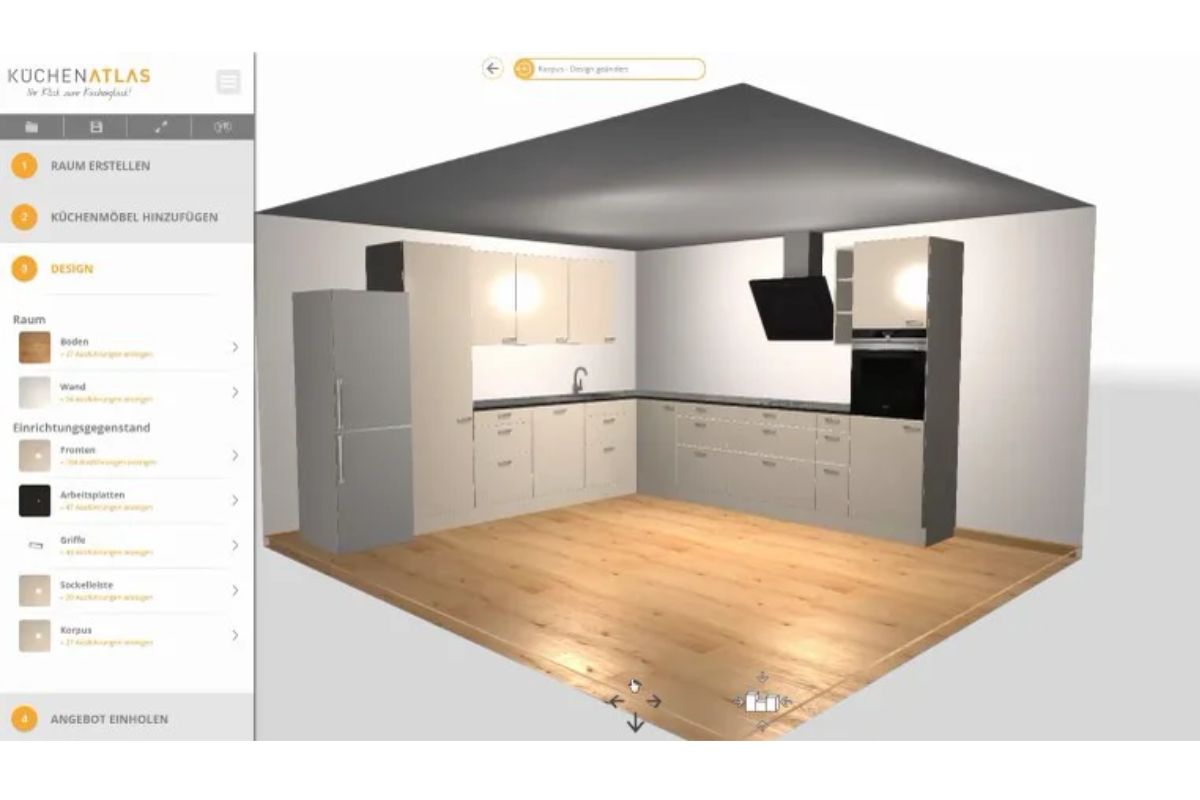 programmi per progettare cucina IA gratis - Kitchenplanner.net