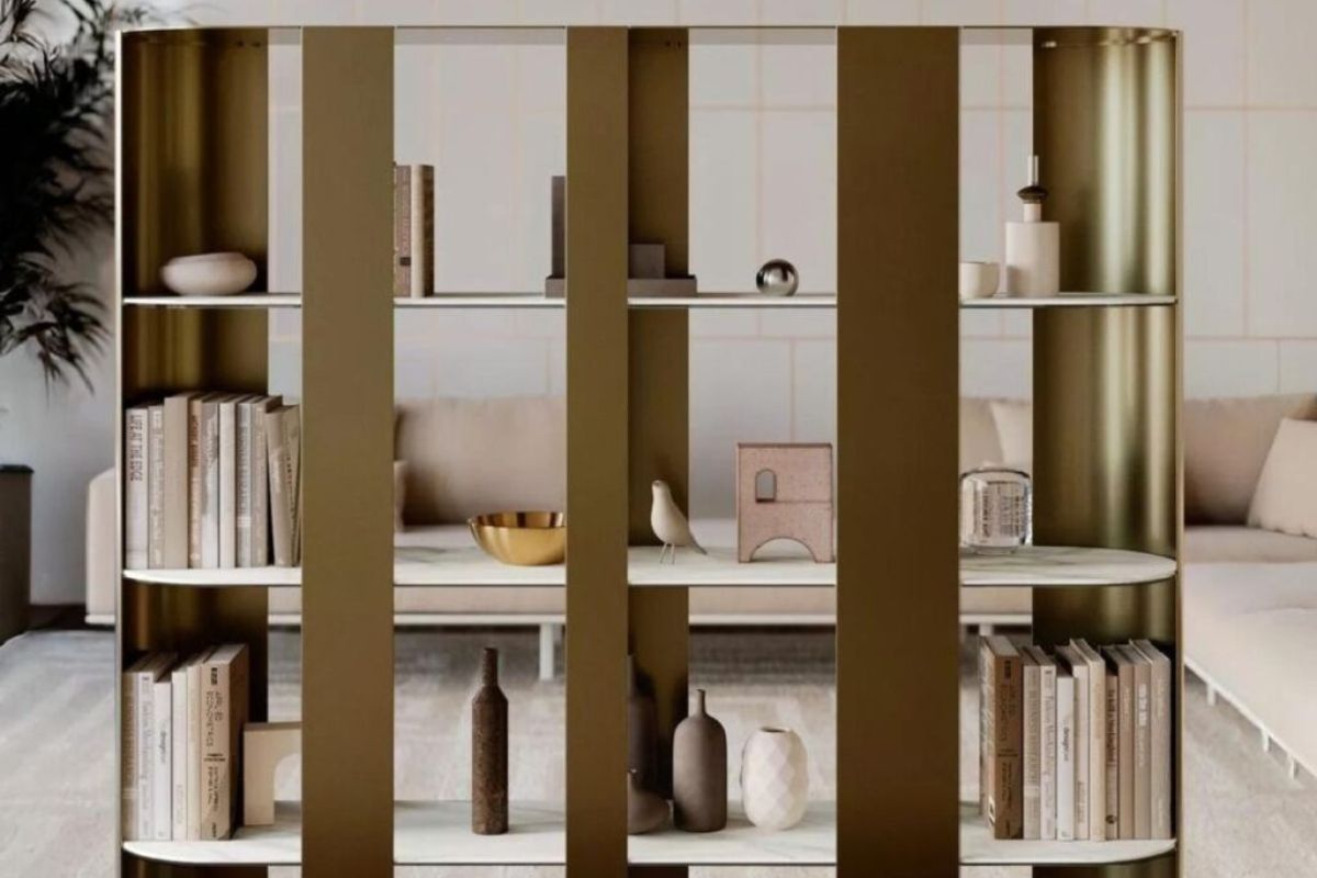 Bookcases and furniture for interior design
