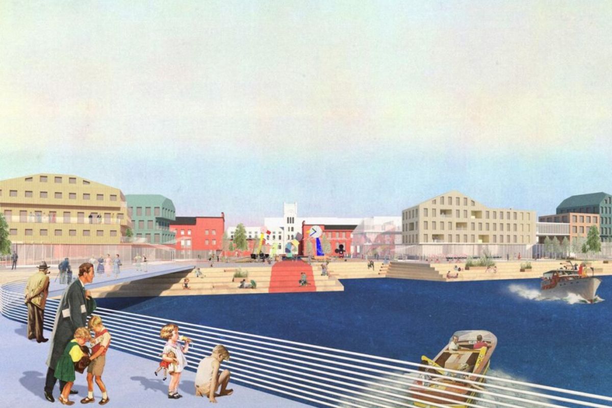 The False Mirror winning project in Trondheim