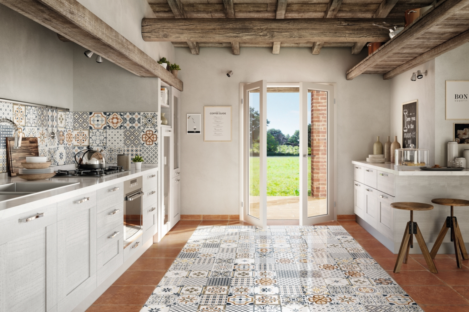 Cementine moderne in cucina meglio un gesto preciso che troppi richiami