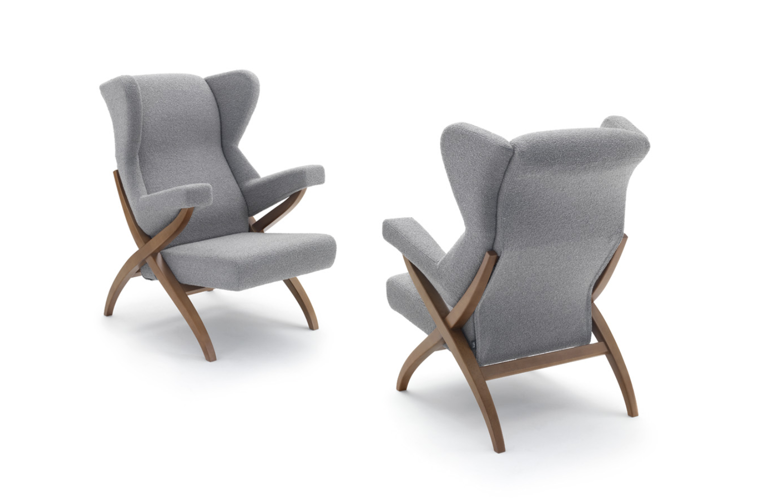 Fiorenza armchair by Franco Albini combining Rationalist design and comfort
