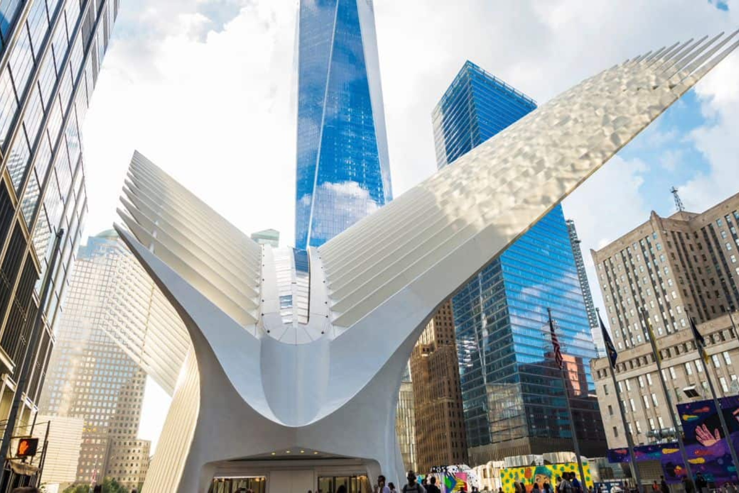 Oculus World Trade Center Transportation Hub by Santiago Calatrava in New York