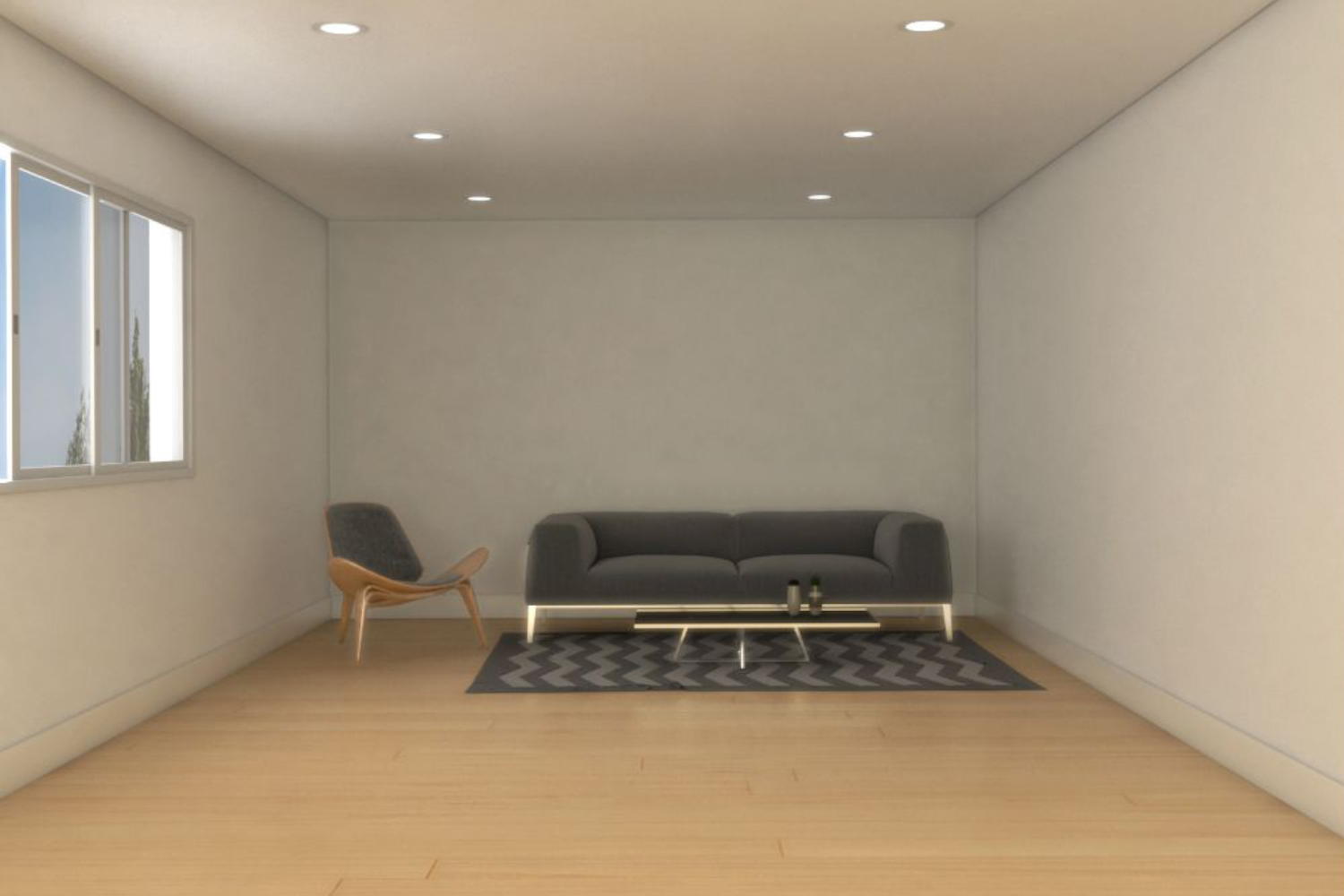 Pareti e soffitto dello stesso colore quando funziona