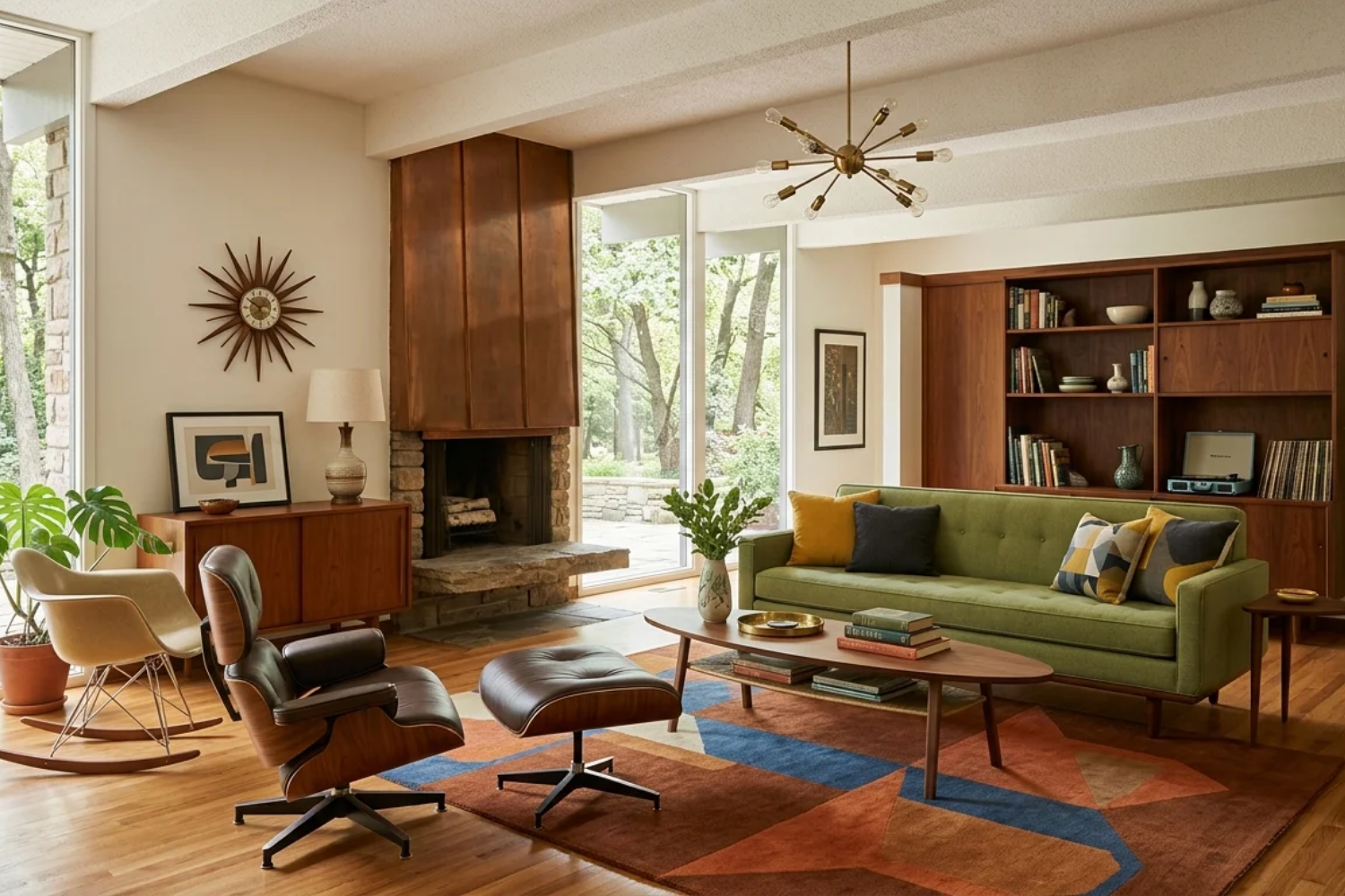 Stile Mid-Century Modern come arredare con il design degli anni '50 e '60 senza effetto revival