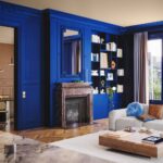 Colore blu e le sue sfumature negli interni