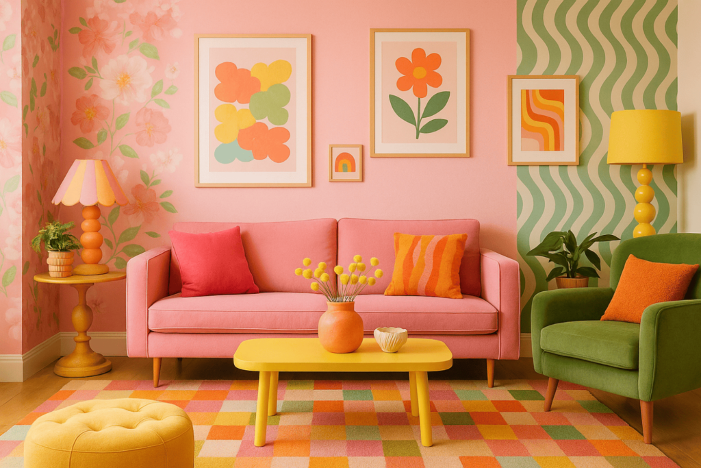 Dopamine decor cos'è e come usare colore, pattern e oggetti senza creare caos visivo