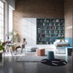 Cameretta bambini di design progettata con arredi modulari e funzionali
