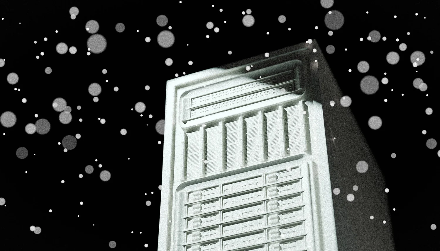 Rendering di The Server di Playfool su sfondo scuro