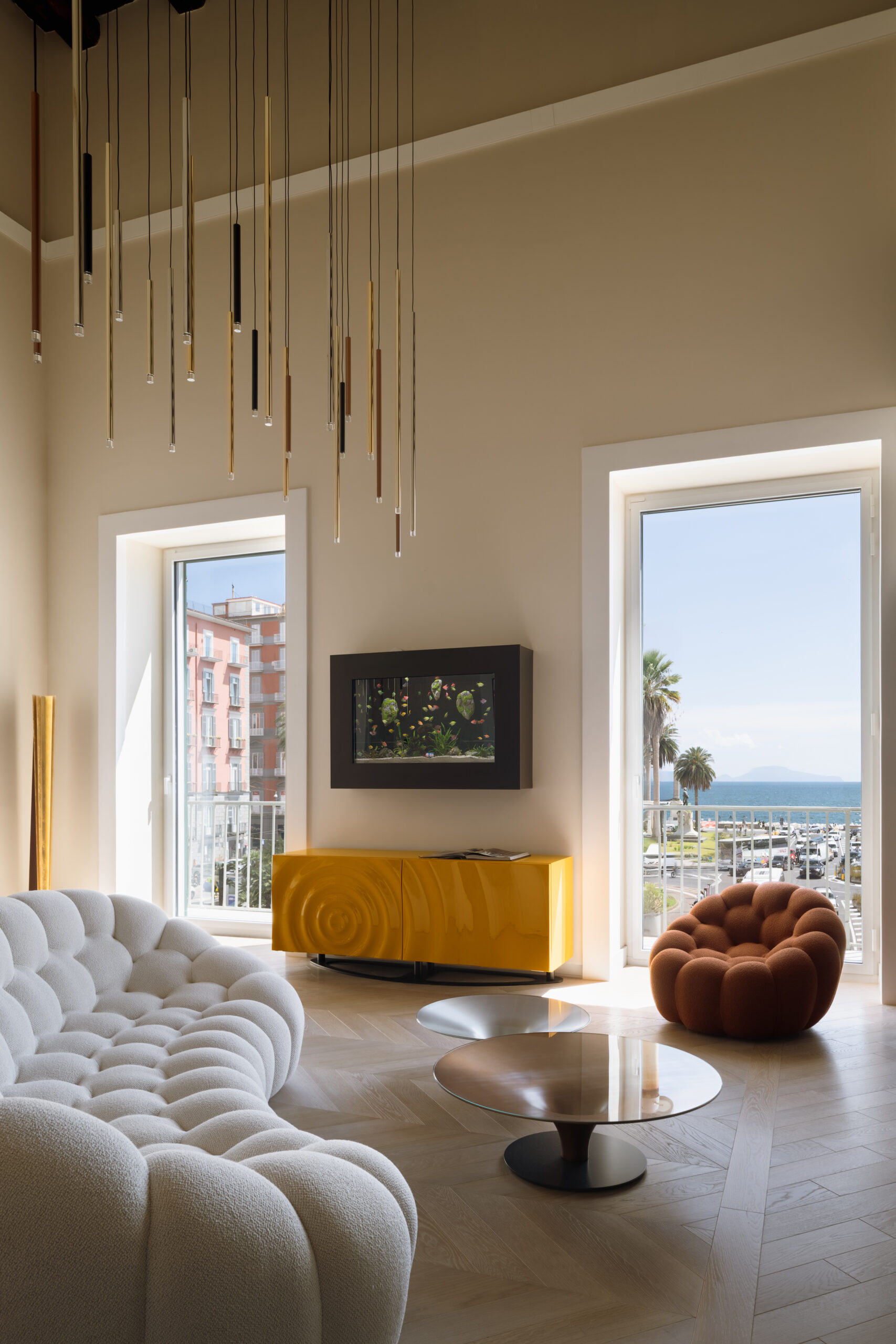 Living a doppia altezza a Palazzo Ravaschieri di Satriano a Napoli, progetto NP Architects