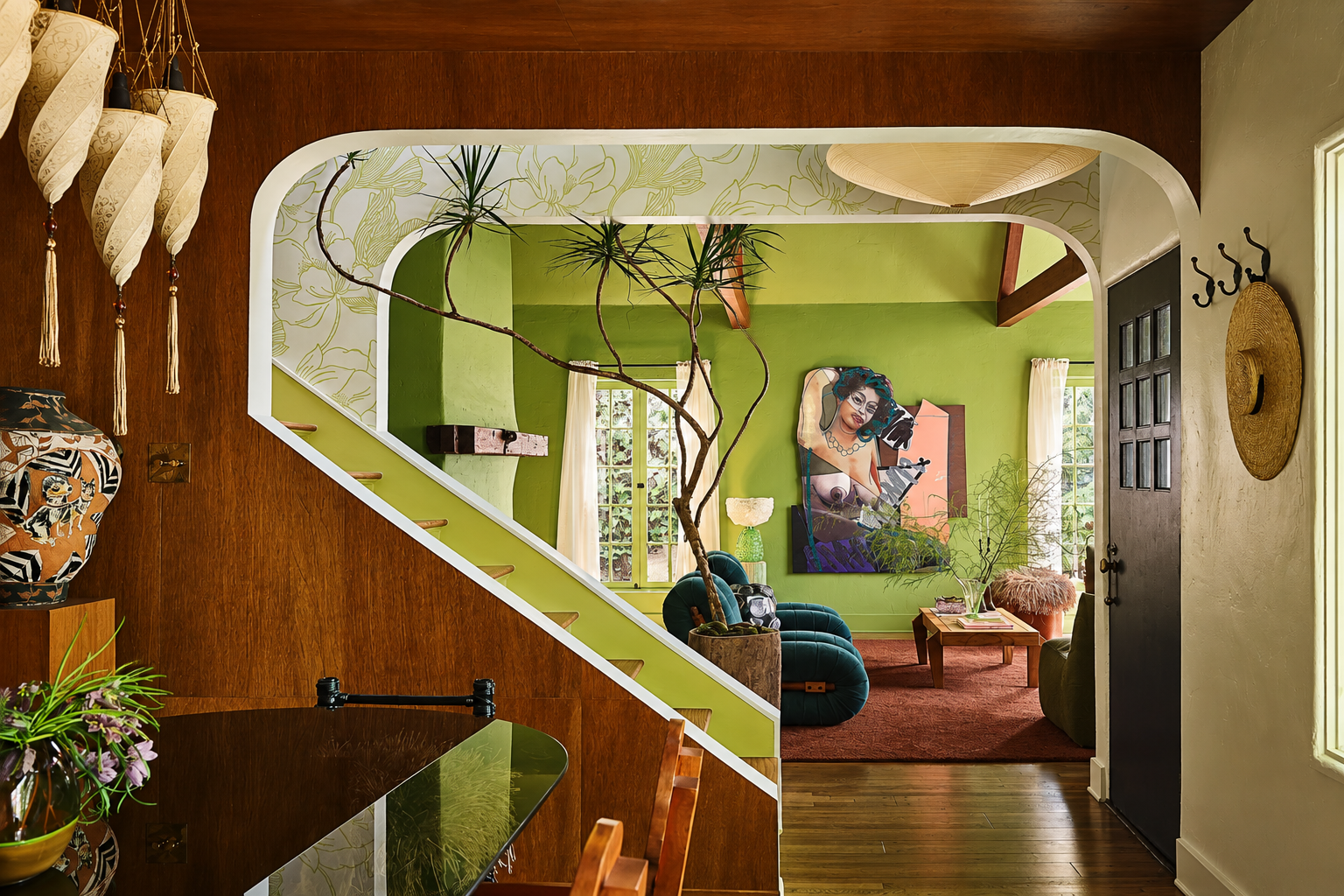 verde pantone 2027 interior design
