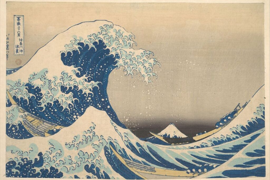 Katsushika Hokusai, La grande onda di Kanagawa. Mostre d'arte 2027