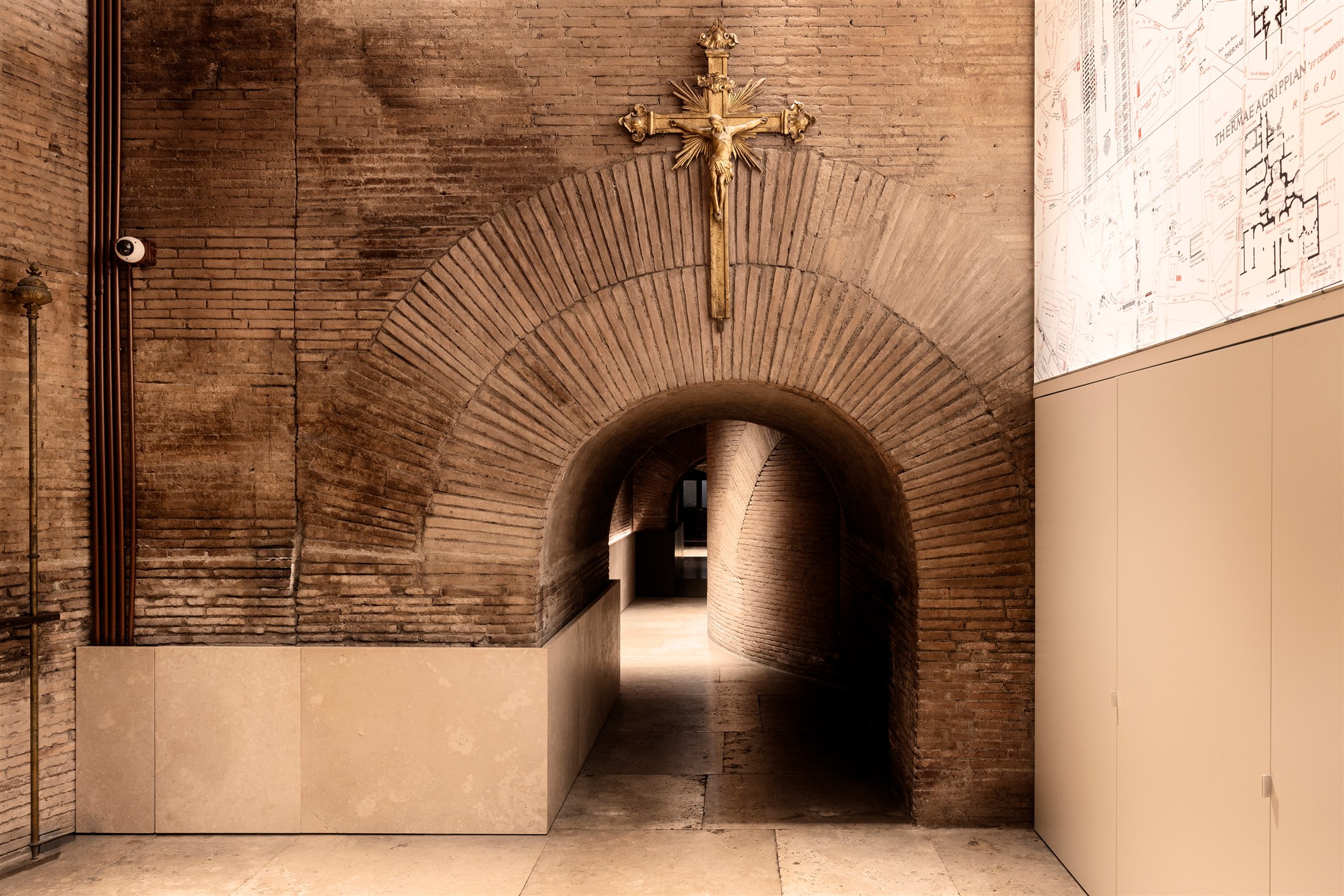 Percorso archeologico Beyond the Pantheon a Roma progettato da STARTT