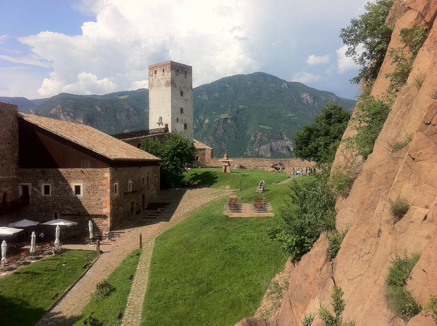 Sigmundskron Castle in Bolzano, home of the Messner Mountain Museum designed by Werner Tscholl