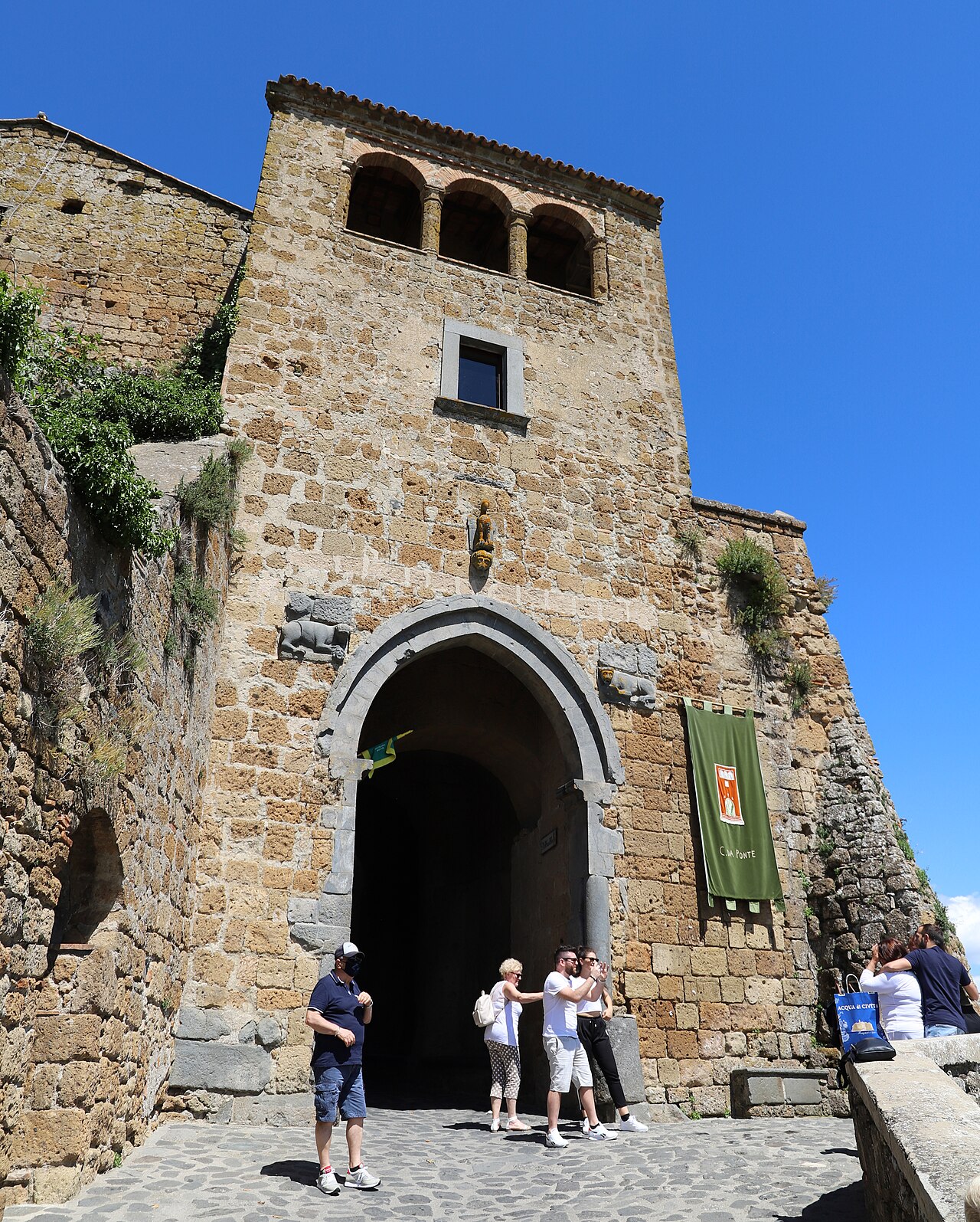 Porta Santa Maria, Civita's historic entrance