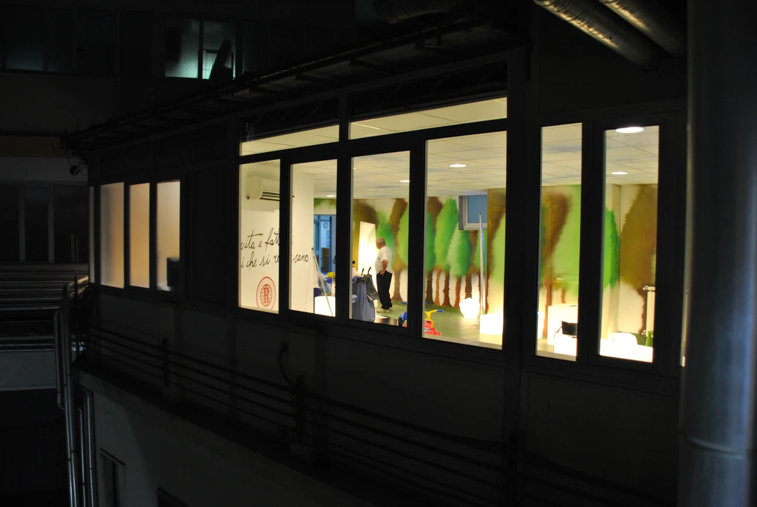 Sala d’attesa Dream Box dell’Ospedale Pausilipon di Napoli progettata da Antonio Di Maro