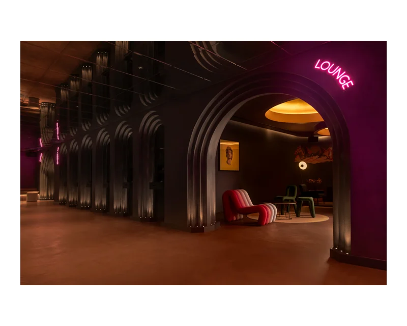 Moxy Hotel London interior from the Solidro documentation
