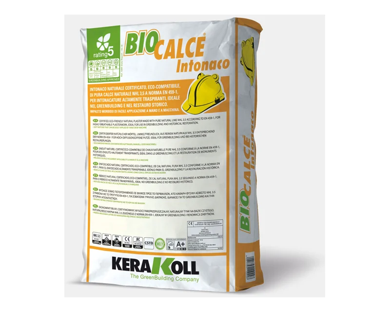 Kerakoll Biocalce Intonaco natural hydraulic lime plaster bag