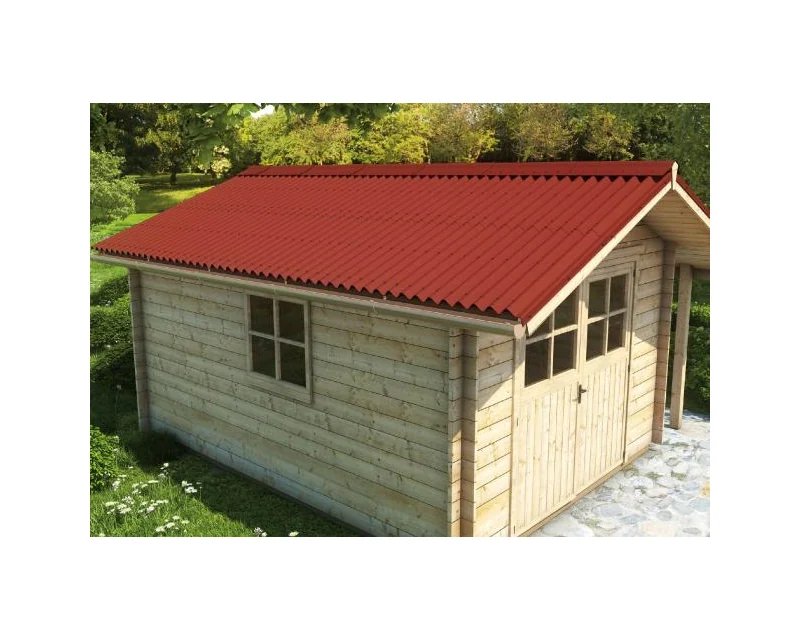 Casetta da giardino con copertura Onduline Base