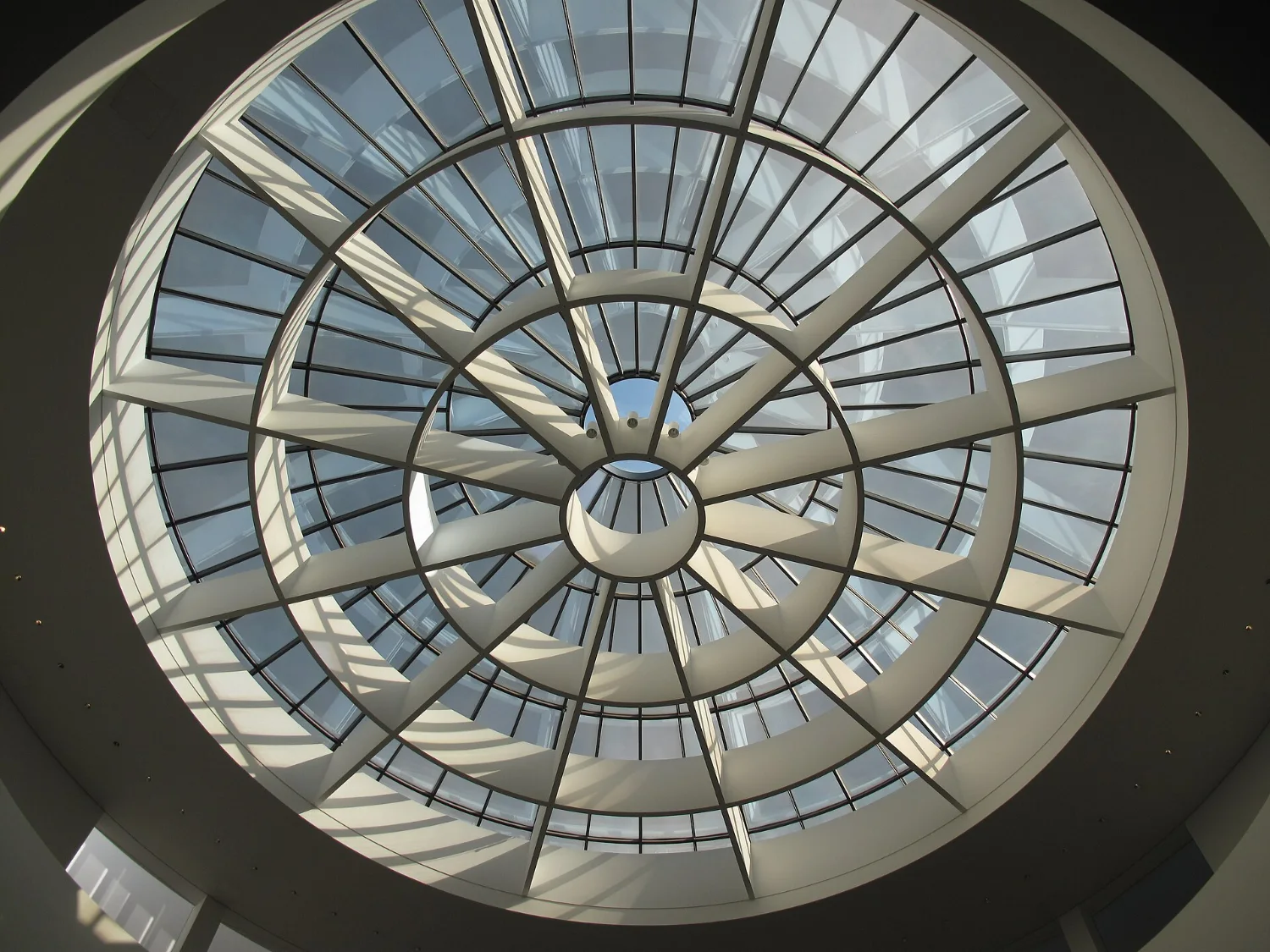 The central rotunda of Stephan Braunfels's Pinakothek der Moderne in Munich