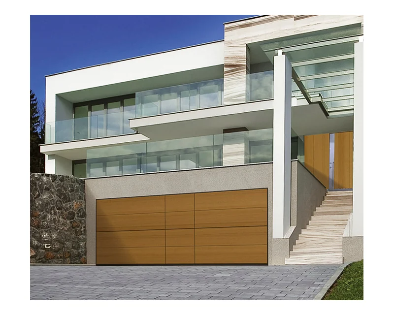 Silvelox Securlap garage door in a residential setting